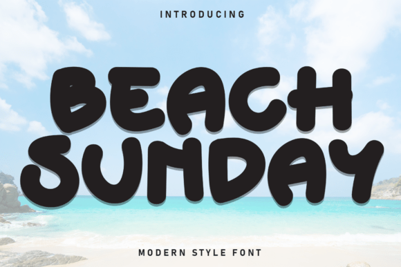Beach Sunday: A Typeface for Laid-Back, Sun-Kissed Branding