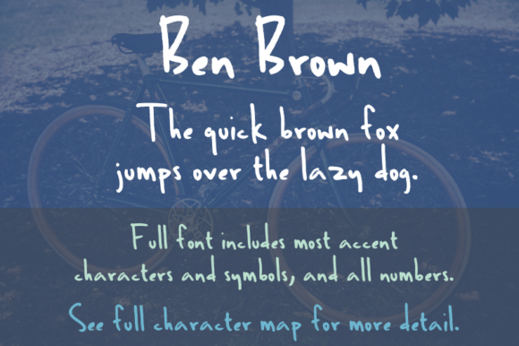 Ben Brown: The Handwritten Font with a Personal Story