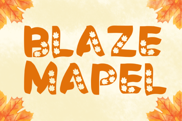 Blaze Maple: A Font That Captures Autumn's Simple Elegance