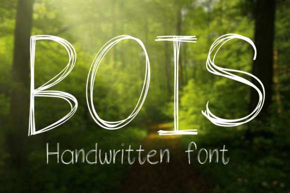 Bois: The Handwritten Font That Feels Like a Friend