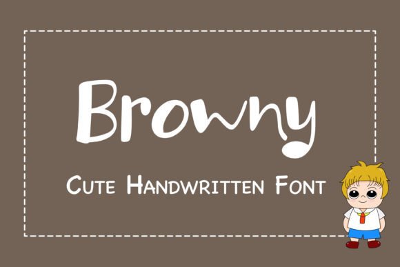 Browny: A Handwritten Font with Real Personality