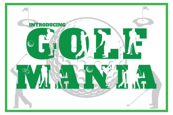 Golf Mania: A Playful Typeface for Vibrant Branding
