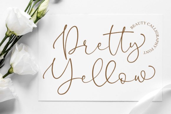 Pretty Yellow: The Handwritten Font That Feels Like a Warm Hug