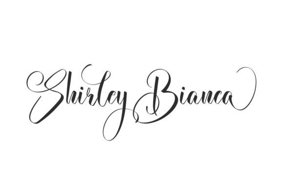 Shirley Bianca: Crafting Elegance with a Handcrafted Calligraphy Font