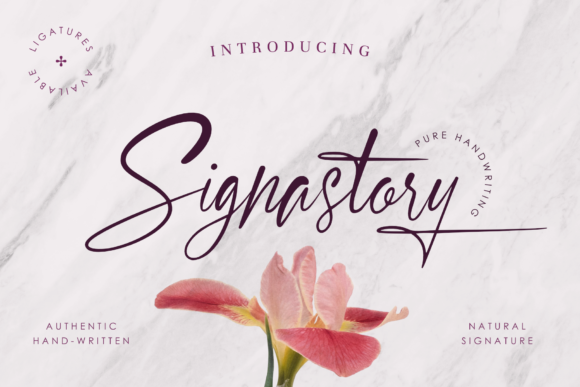 Signastory: A Handmade Font for Modern & Vintage Vibes