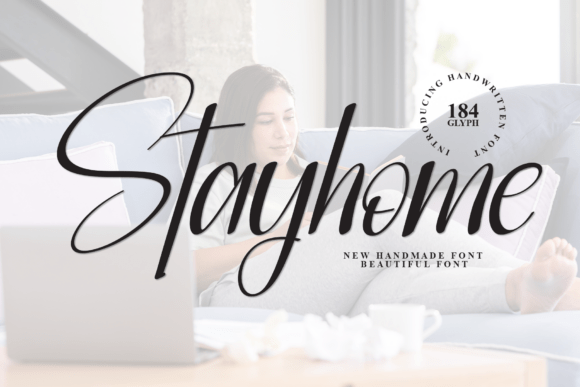 Stayhome: The Handwritten Font That Feels Like a Friend
