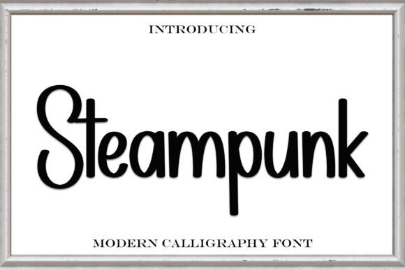 Steampunk: A Handwritten Font That Blends Classic Charm with Modern Style