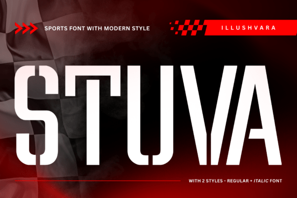 Stuva Sports: The Typeface That Captures Speed and Strength