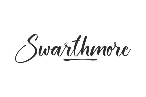 Swarthmore: The Handwritten Font That Feels Like a Friend