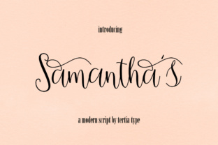 Timeless Elegance Meets Modern Edge: The Samantha's Script Typeface